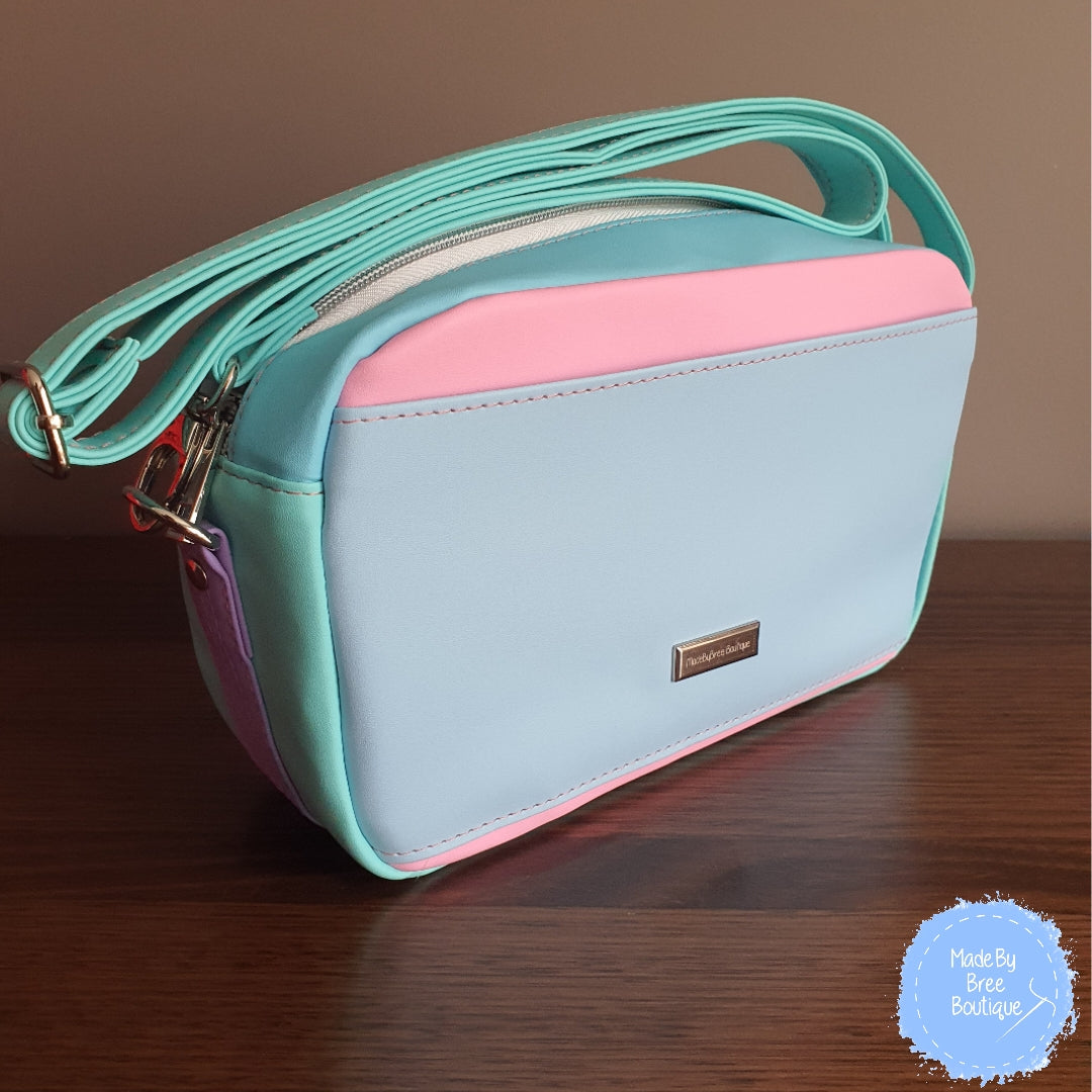 Pastel Rainbow Cross Body Bag