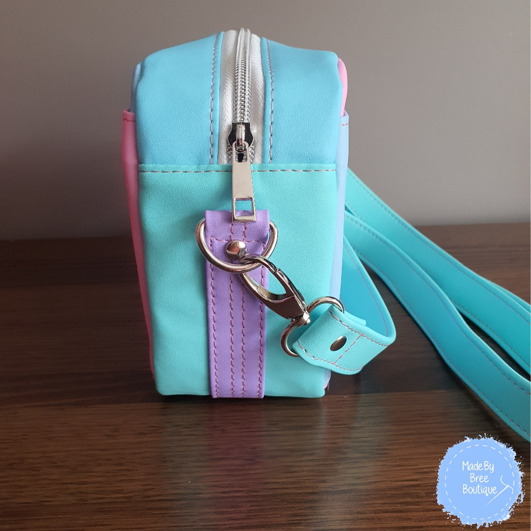 Pastel Rainbow Cross Body Bag