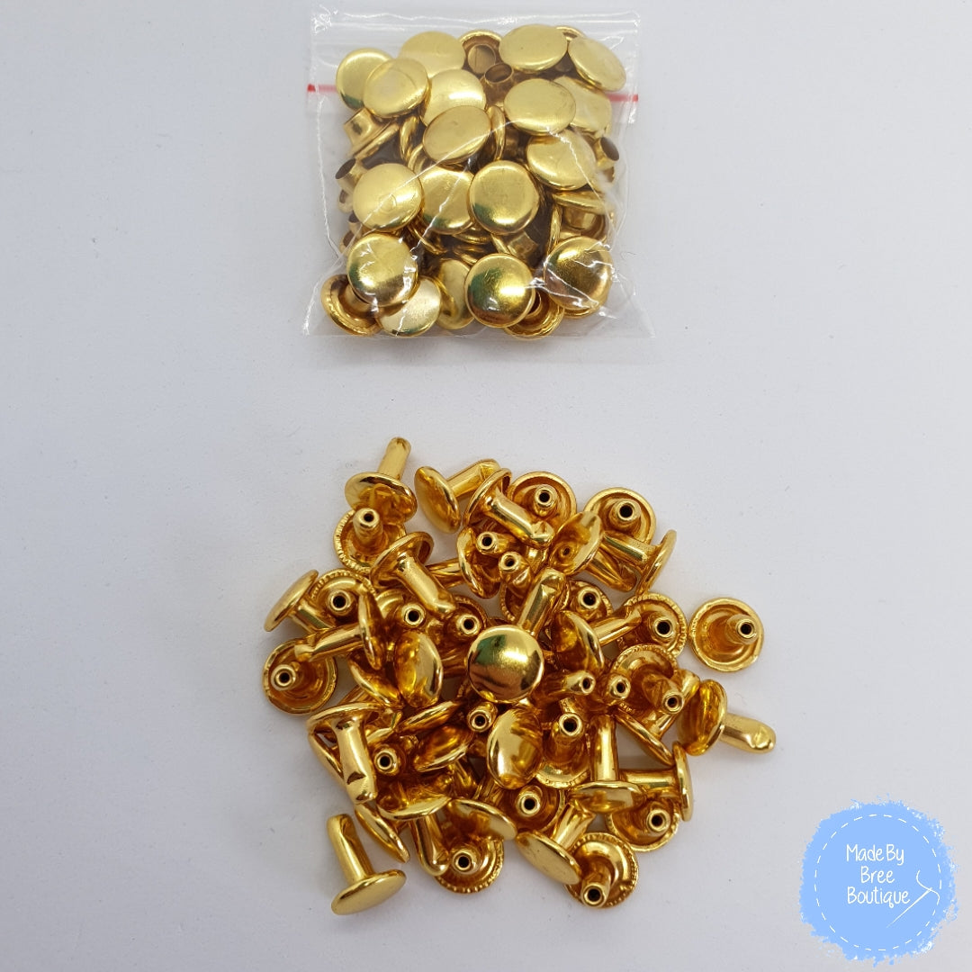 8mm x 8mm Double Cap Rivets