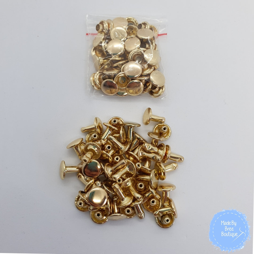 8mm x 8mm Double Cap Rivets