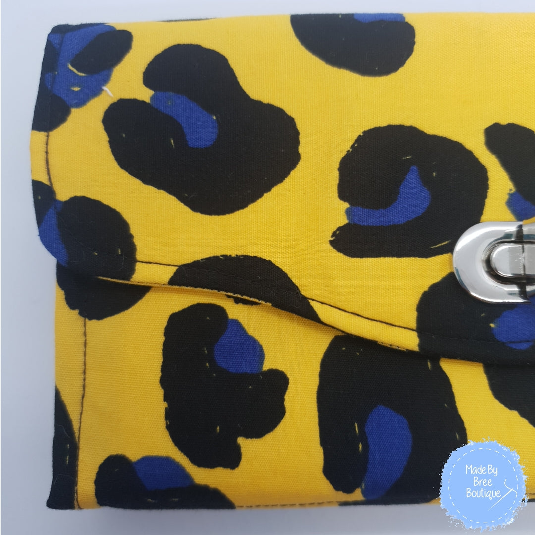 Yellow Leopard Print Wallet